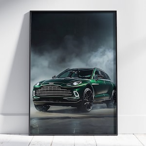 Aston Martin DBX print, Super car poster, Hyper car poster, Super car poster, Boys room decor, Aston Martin DBX poster, Aston Martin poster