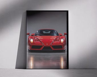 フェラーリ「ビッグ6」スーパーカー進化世代ポスター 288GTO