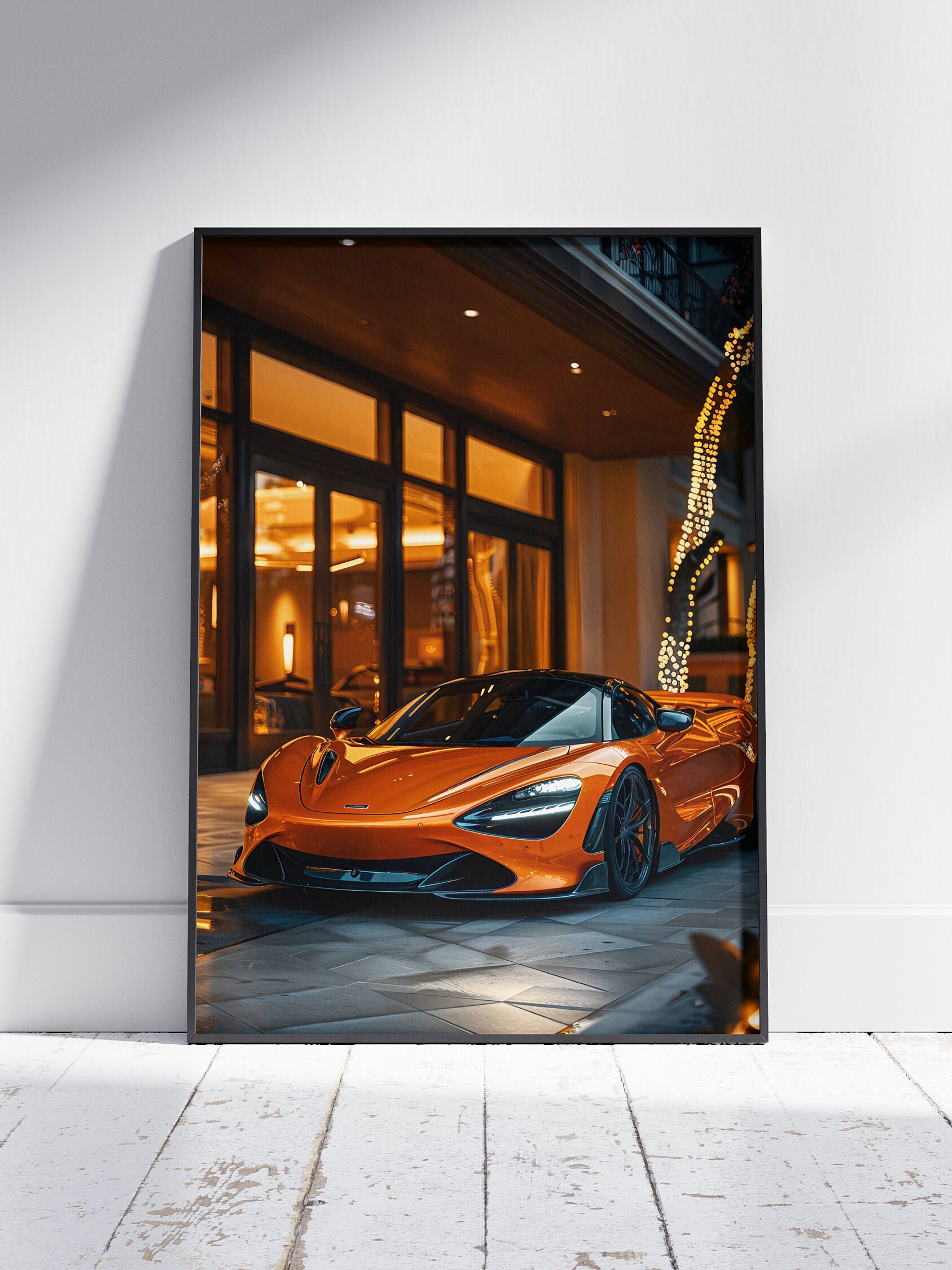 Mclaren 720s print, Super car poster, Hyper car poster, Mclaren wall art, Automotive wall art, Mclaren poster, British super car poster