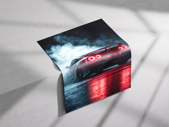 Nissan GTR R35 Poster, Wall Art, Car Photography - Etsy