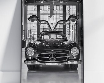 Mercedes-Benz Technical Drawing-w126 300 SE - Etsy 日本