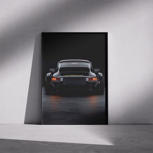 Poster Porsche 911 Singer, art mural, photographie de voitures