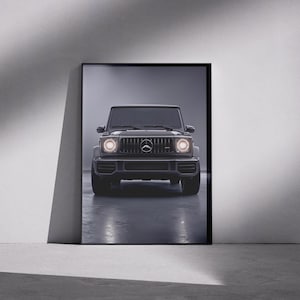 Mercedes-AMG G63 poster,  Wall decor, Home decor, Art print,  G Wagon poster, AMG Wall art, Office decor