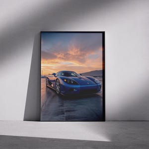 Koenigsegg CCX poster, Hyper car poster, Super car poster, Office decor, Home decor, Gift for him, Koenigsegg car posters, Koenigsegg poster