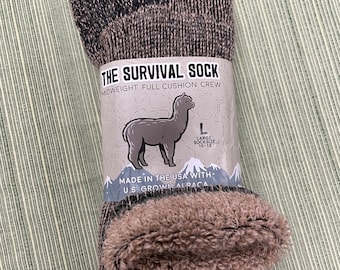 Alpaca socks, Survival socks, hiking socks, alpaca hiking socks, hunting socks, warm socks, gift idea, outdoor socks
