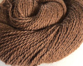 Brown Llama/Merino Blend Yarn, Natural Yarn, Llama Yarn, Merino Yarn, Llama Blend Yarn, Wool Yarn, Alpaca Yarn, Worsted yarn