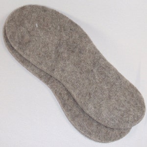 Sale!! Natural Felt Insoles - Llama, Alpaca, Wool - US Made - Gift, Boots, Hiking, Skiing, Winter, Warm, Fishing