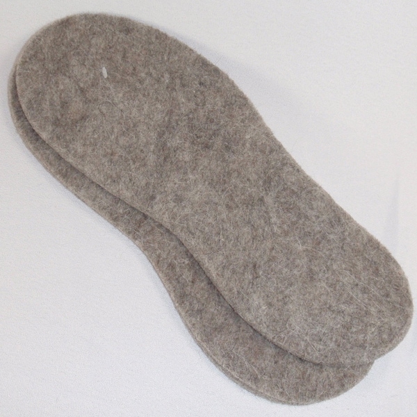 Sale!! Natural Felt Insoles - Llama, Alpaca, Wool - US Made - Gift, Boots, Hiking, Skiing, Winter, Warm, Fishing