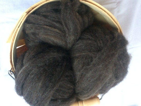 BFL Wool Blended with a off White Alpaca