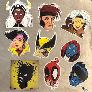 Mutant X-men stickers! Collect them all!