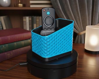 Remote controller storage.