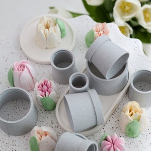 Ugello della parte principale del fiore Zephyr, mazzi di marshmallow, strumenti Piping Nozzle Big Tip, ugelli per tubazioni XXL zephyr tulip, piastra modello necessaria