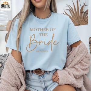 Personalisierte Mutter der Braut / Bräutigam Shirt: Individuelle Hochzeitsandenken