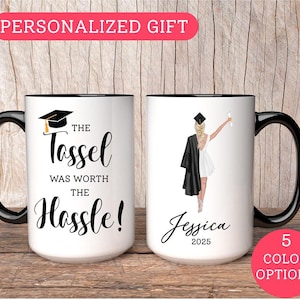 Personalisiertes Frauen-Abschlussgeschenk für Sie, 2025 Bachelor-Graduiertenbecher, Tochter-Enkelin-Abschlussfeier, College-Grad (M-55)
