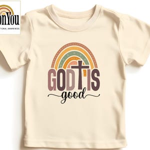 God Is Good Toddler Shirt: Christian Graphic Tee