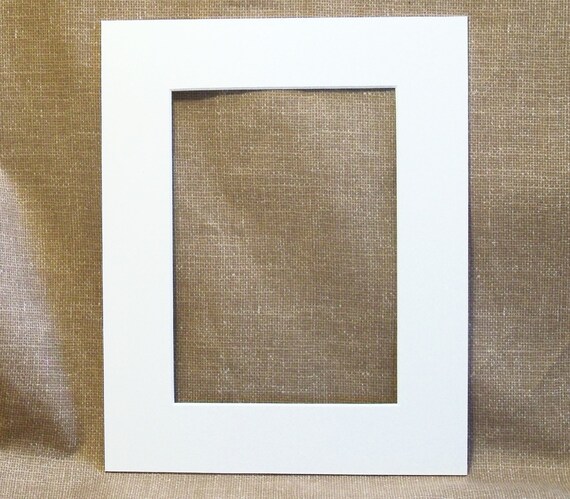 Mat White To Fit 8 X 10 Frame Cut For A 5x7 Etsy