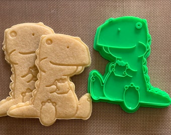 Dinosaur Who Ate Comets Cookie Cutter or Stamp Cookie Cutter