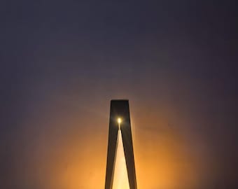 Sculptural Solid Wood Floor Lamp Lignitor, Mid Century Modern Designer Standing Light for Refined Interiors