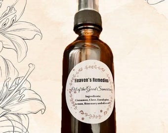 Good Samaritan Oil (2 OZ) Luz de Maria Heaven’s Remedies Protection Aceite del Buen Samaritano