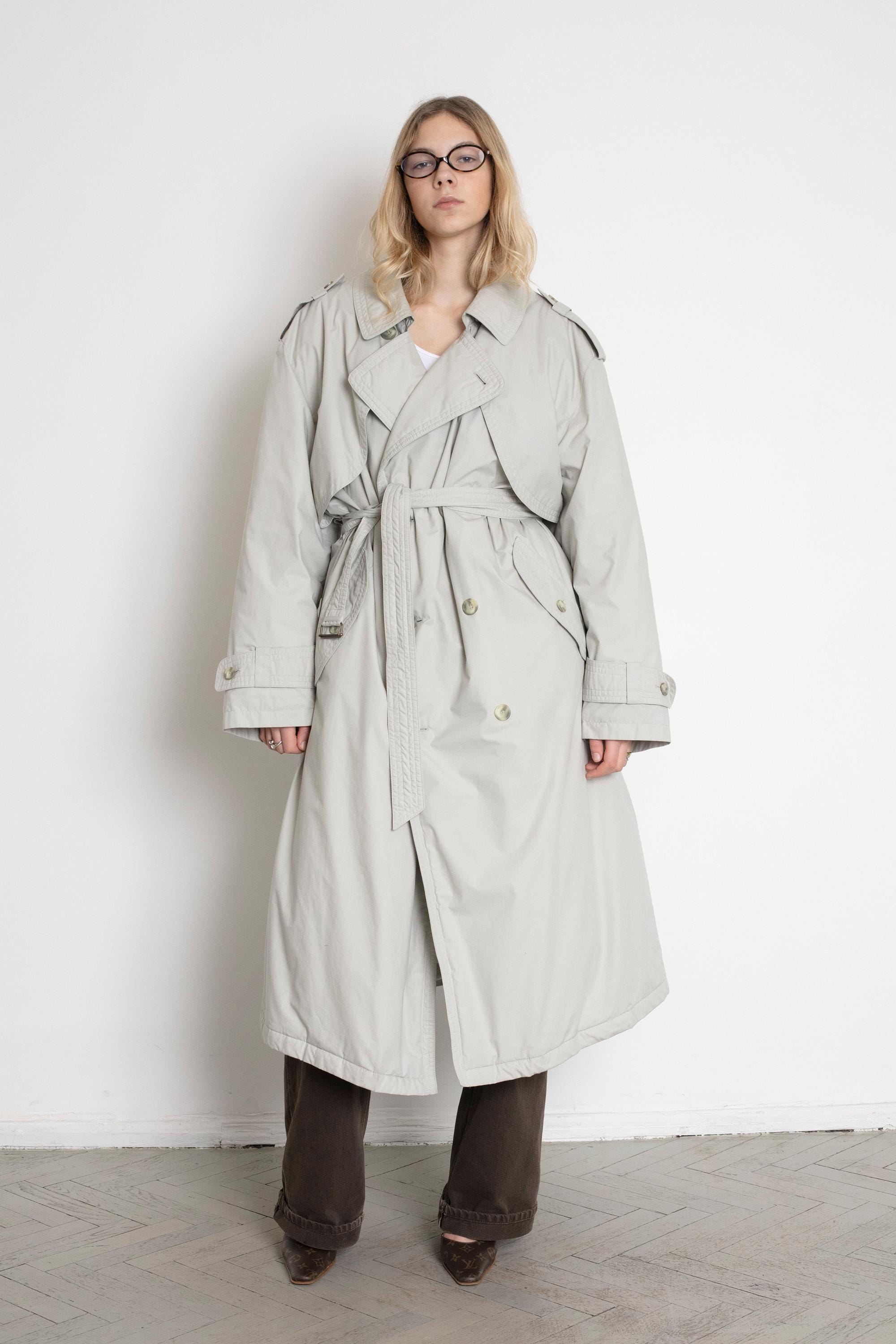 ジャケット・アウター melt the lady wide trench coat gray ジャケット・アウター melt the lady wide trench coat gray