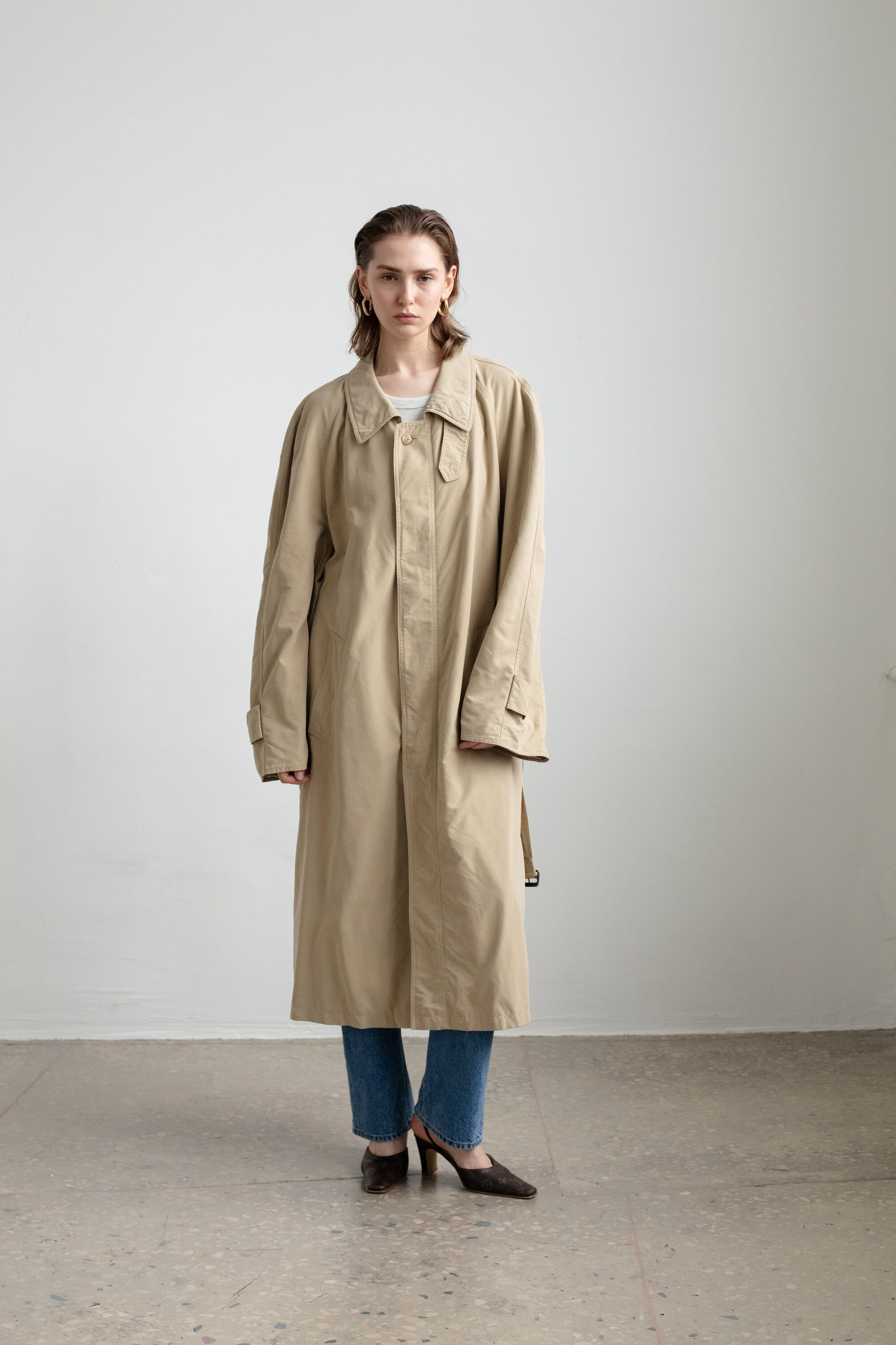 ジャケット・アウター A.PRESSE Vintage Trench Coat size 1 A.PRESSE VINTAGE TRENCH COAT 25SAP-01-16H Beige – HARRESØ