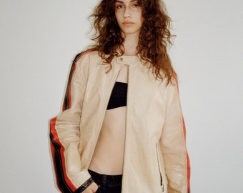 至高の極み Y2K 2000年代 本革 レザーシャツ ハント袖 サイドジップ O1CN01uWW33R1FUvMNcxy0M__14344