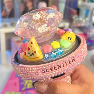 Seventeen BSS &#39;Teleparty&#39; Inspired Caratbong Lightstick Island Crown Kpop Deco