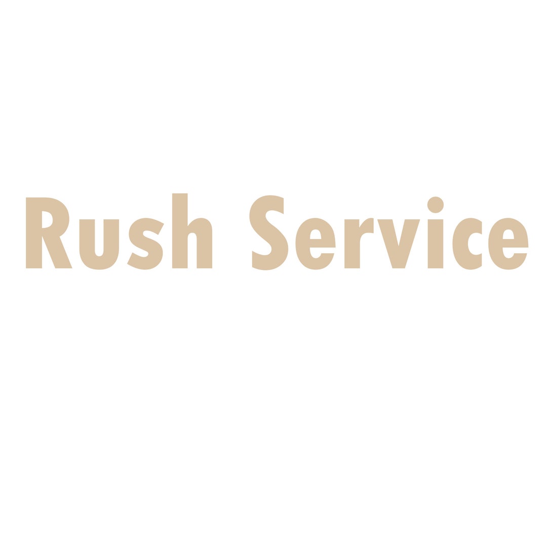 Expedited Production & Shipping: Rush Service - Etsy