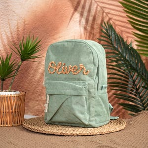 Nursery backpack, personalised school bag, boys backpack, Personalized Embroidered School Bag for Kids and Toddlers, Custom Kids backpack