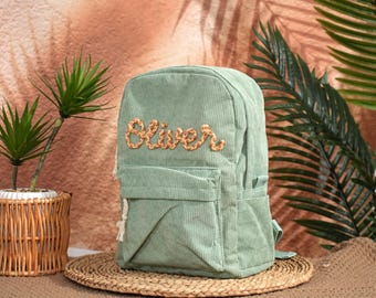 Zaino Personalizzato per Bambini Ritorno A Scuola Zaino Personalizzato Monogramma Nome Iniziale Perfetto Ragazzi Ragazze Studenti Della Scuola Materna Custom