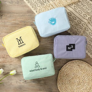 Realtor Tote Bag, Add Your Custom Logo, Personalized Business Bag, Custom Initials Makeup Pouch, Bulk guest gifts, Business Logo