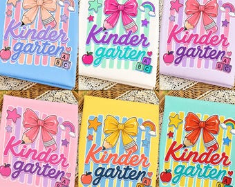 Kindergarten PNG Bundle, Teacher Shirt PNG, Back to School Sublimation Design, Cute Coquette Teacher PNG, Commercial Use, Instant Download