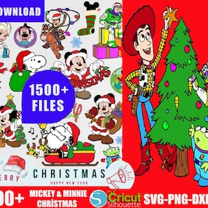 Cute Cartoon Pack, Mickey & Minnie Mouse, Frozen, Funny Clip Art, Retro Love, Lovely Characters, Svg files for Cricut, PNG Sublimation files