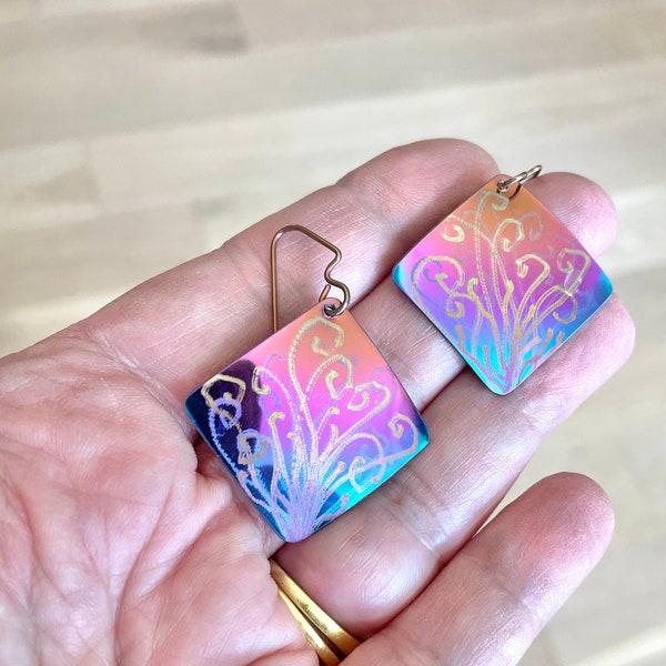 Etched Metal Jewelry Etsy