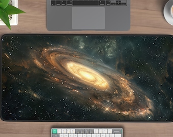 Galaxy Desk Mat: Large Neoprene Mousepad for Space Lovers