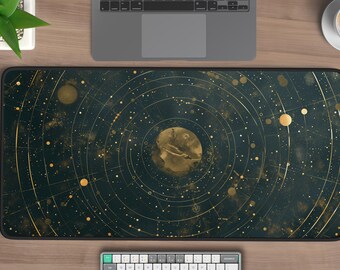 Astrology Desk Mat: Large Neoprene Mousepad for Gamers