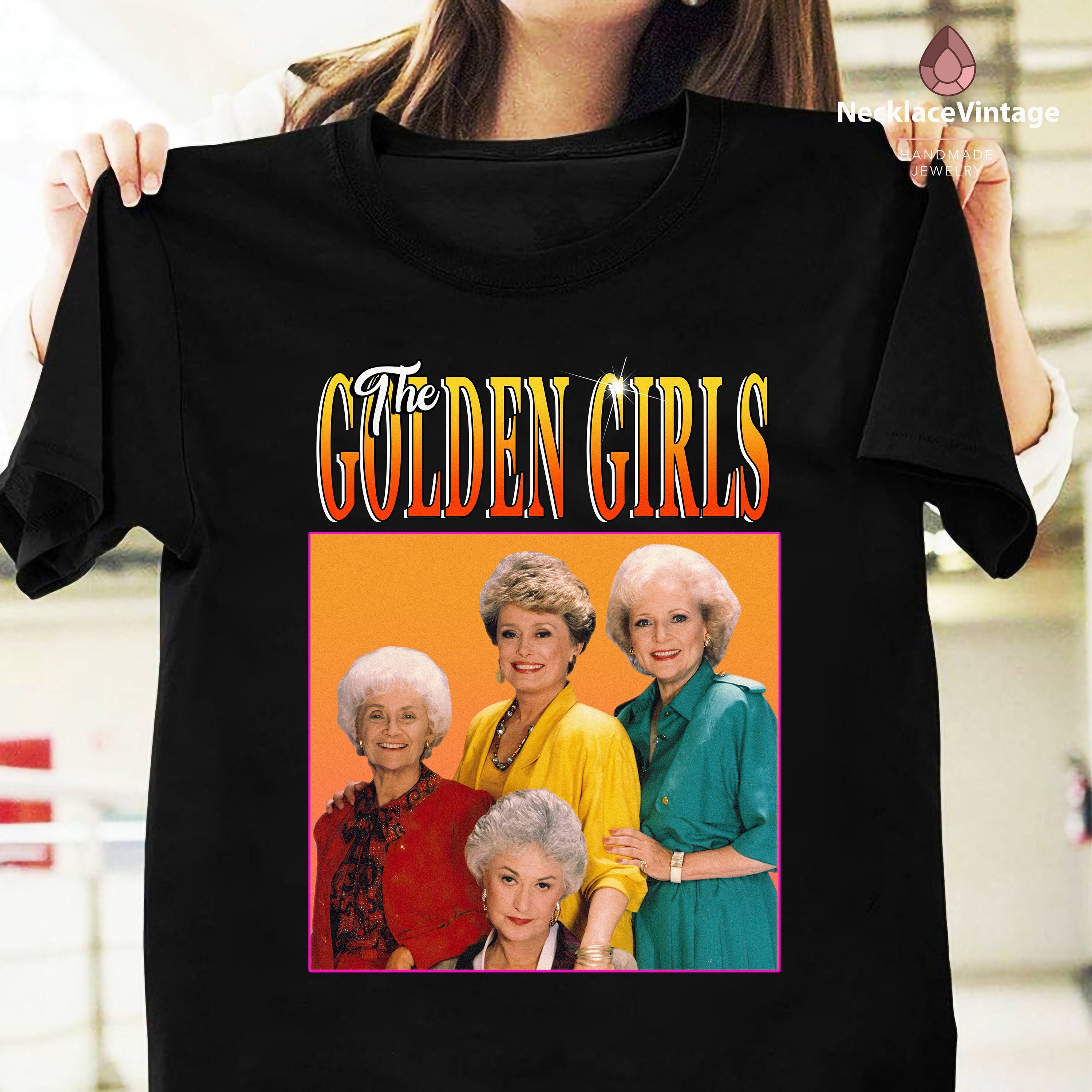 The Golden Girls Homage Vintage T-Shirt, Stay Golden Shirt, The Golden Girls Movie Shirt, TV Series Shirt, 90s Movie Shirt, Golden Palace