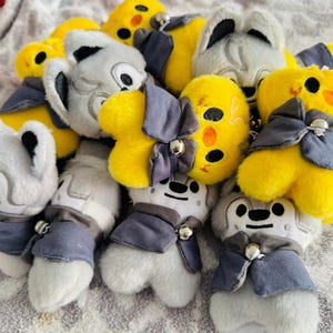 Peluche no oficial de Stray Kids de Skzoo Magic School con clip de metal para bolso / Kpop / Regalo de Stray Kids