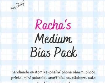 Stray Kids RACHA / Medium Bias Pack Handmade Custom Keychain / Phone Charm/ Kpop Goodie Bag/ Stationery/ Beaded Keychain / LoveStayTreasures