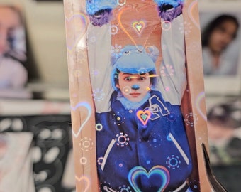Zabawna naklejka Kpop / Naklejka Kpop / Laminowana naklejka / Artykuły papiernicze Kpop / LoveStayTreasures Handmade