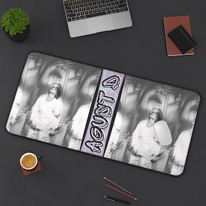 BTS Agust D Yoongi Suga Alfombra de escritorio grande / Decoración de oficina Kpop / LoveStayTreasures