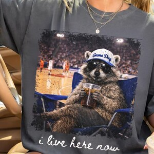 Raccoon Basketball Shirt - Etsy