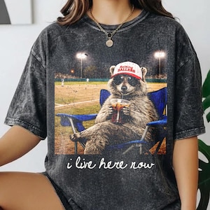 Jag bor här nu, tvättbjörnsbollplan, png, basebollmamma-stil, softboll-png, basebolltröja för resor, softbollmamma, png