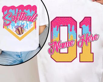 Anpassat softbollnummer dropppaket png, softbollmamma dropp png, softbollglass dropp png, softboll för matchdag png, respektera droppet png