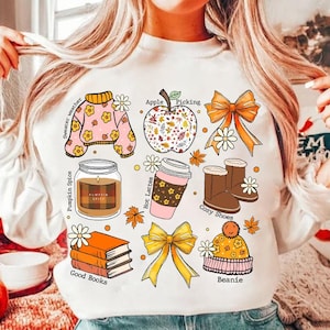 Fall Coquette PNG, Sweater Weather PNG, Just A Girl Who Loves Fall Png, Autumn Girly Png, Fall Sublimation, Cozy Season Png, Pumpkin Spice