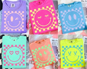 Sunshine Png, Neon Smiley Png, Beach Life Bundle PNG, Neon Trendy Summer Shirt Design Distressed Beach PNG Lake Pool River Png Sun