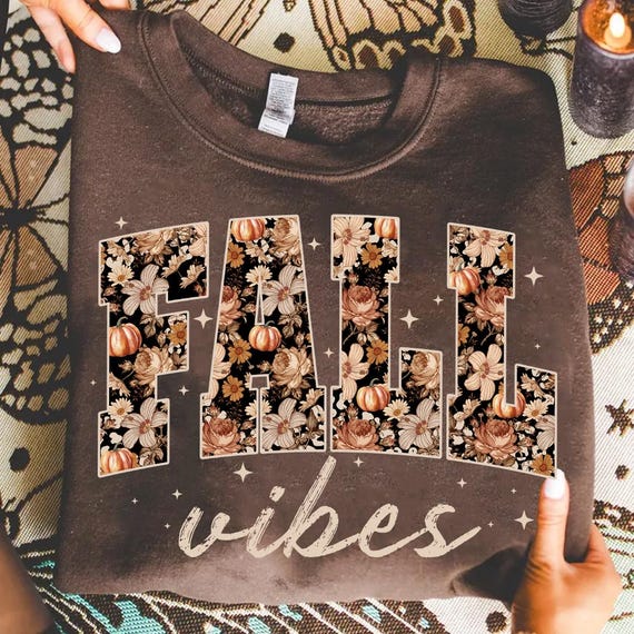 Retro Fall Vibes Png, Preppy Floral Fall Pumpkin png, Pumpkin Lace png, Ditsy Floral Fall png, Autumn png, Pumpkin Spice Png, Tis the Season