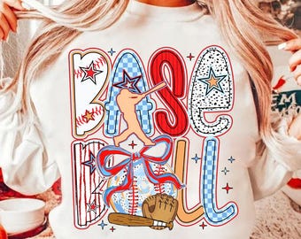 Baseball Coquette Game Day Png, Brushstroke Baseball Coquette Png, Tis the Season Png, Baseball Bow Png, Baseball Mama Png, Baseball Mom Png