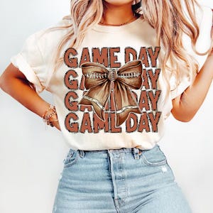 Coquette Football png, Football Bow png, Football mom png, Football png, Game Day, Fall Football png, Football Season Png, Sports png