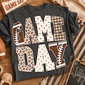 Retro Game Day Png, Football Leopard Png, Football Mom Club Coastal PNG, Fall Football Dots Gingham, Football Checkered, Touchdown